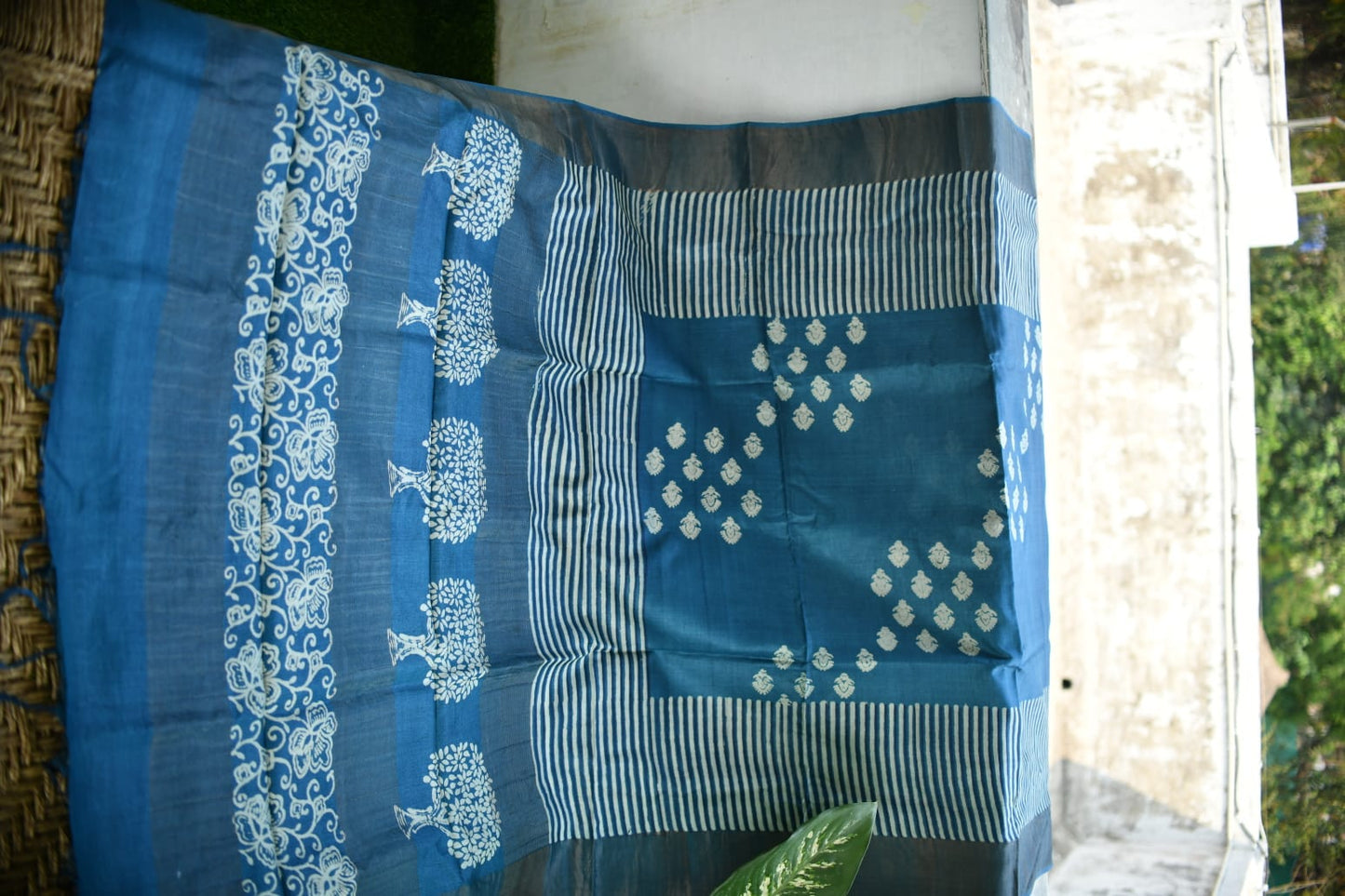 Celestial Prints – Chhattisgarh Handwoven Pure Tussar Silk Saree with Silk Mark