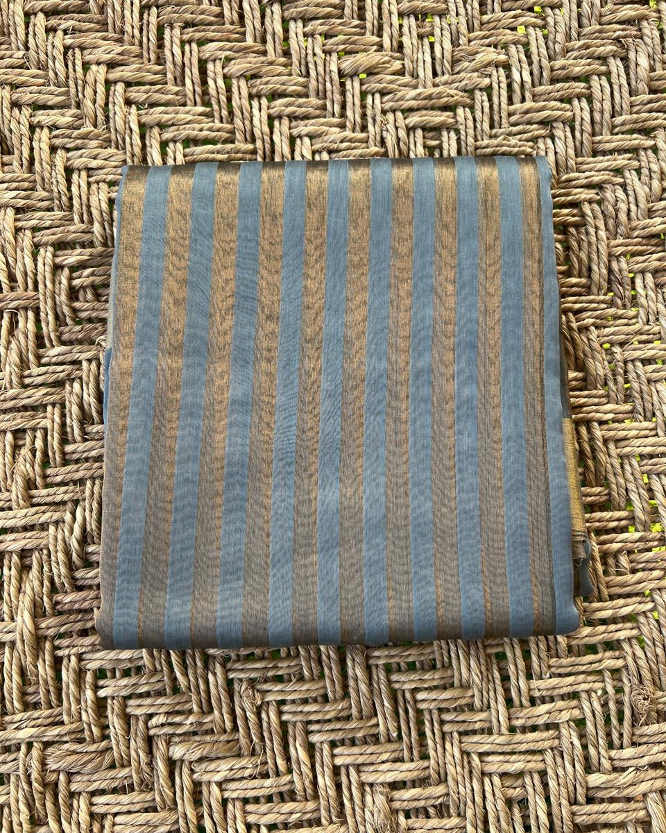Chanderi Charisma – Handwoven Pure Silk Cotton Chanderi Saree with Unstitched Blouse | Handloom Certified