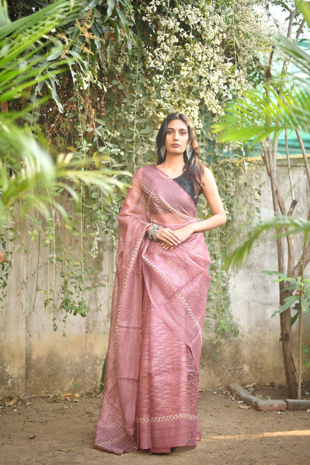 Heritage Weave – Chhattisgarh Handwoven Pure Tussar Silk Saree with Silk Mark
