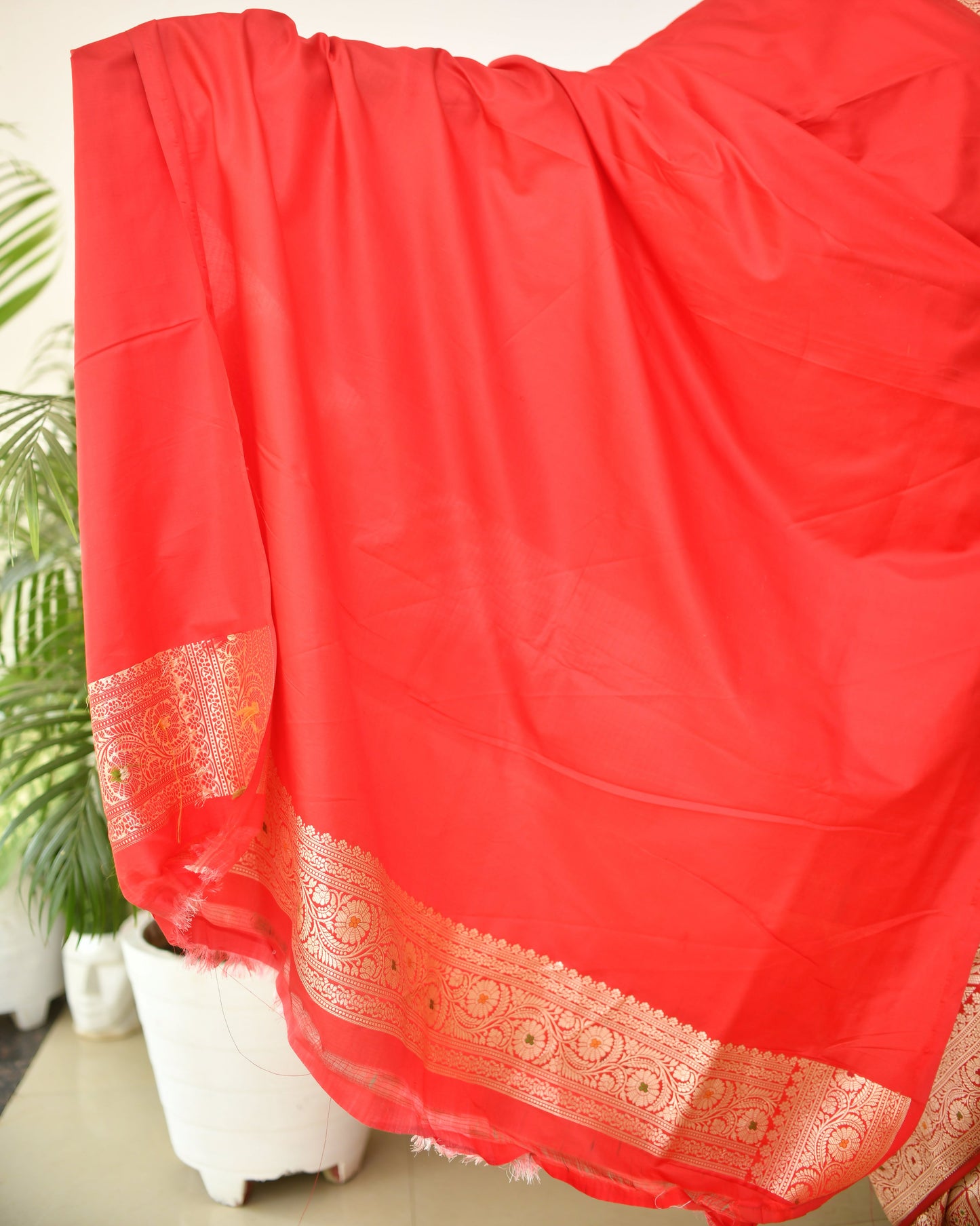 Queen of Weaves – Pure Banarasi Katan Silk Saree with Blouse | Silk Mark Certified