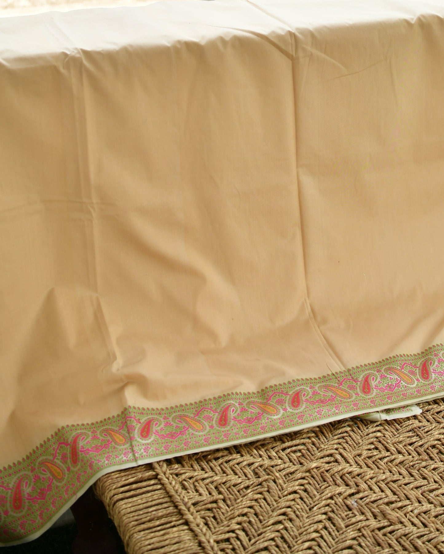 Charming Banarasi Cotton Silk Saree with Blouse – A Perfect Blend of Tradition