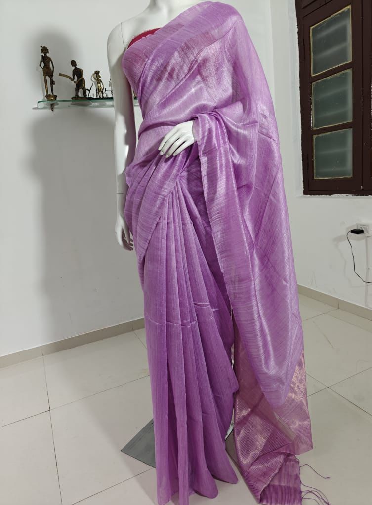 Pure Matka Silk Saree with Silk mark tag