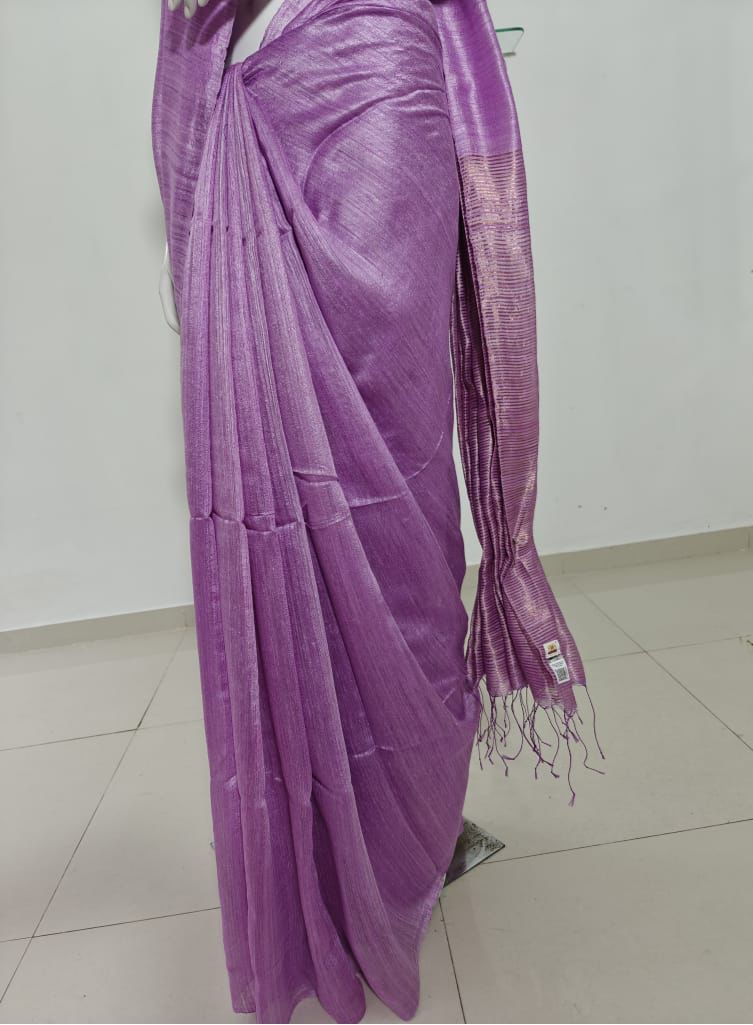 Pure Matka Silk Saree with Silk mark tag
