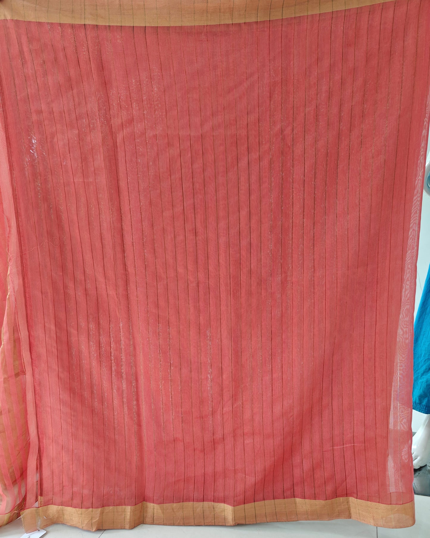Chanderi Dream – Pure Handwoven Silk Cotton Chanderi Saree with Unstitched Blouse | Handloom Certified