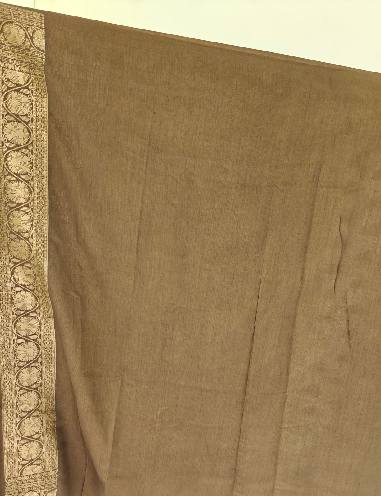 Regal Pure Banarasi Muga Silk Saree with Blouse & Silk Mark Tag