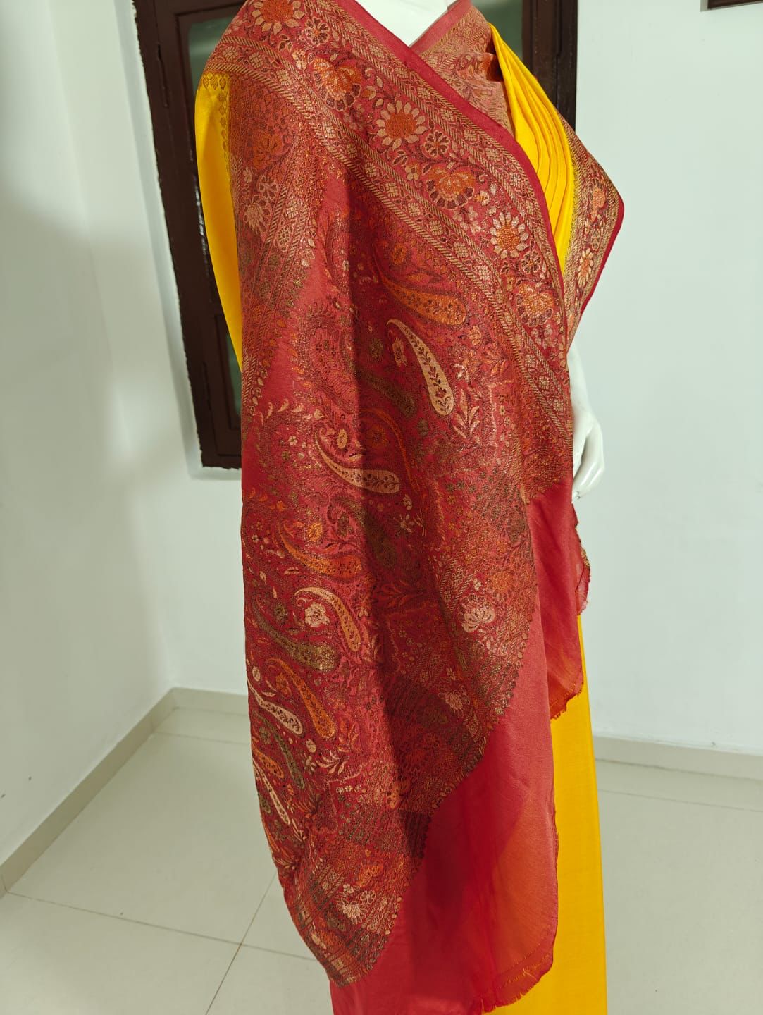 Radiant Yellow Pure Banarasi Silk Saree with Blouse & Silk Mark Tag