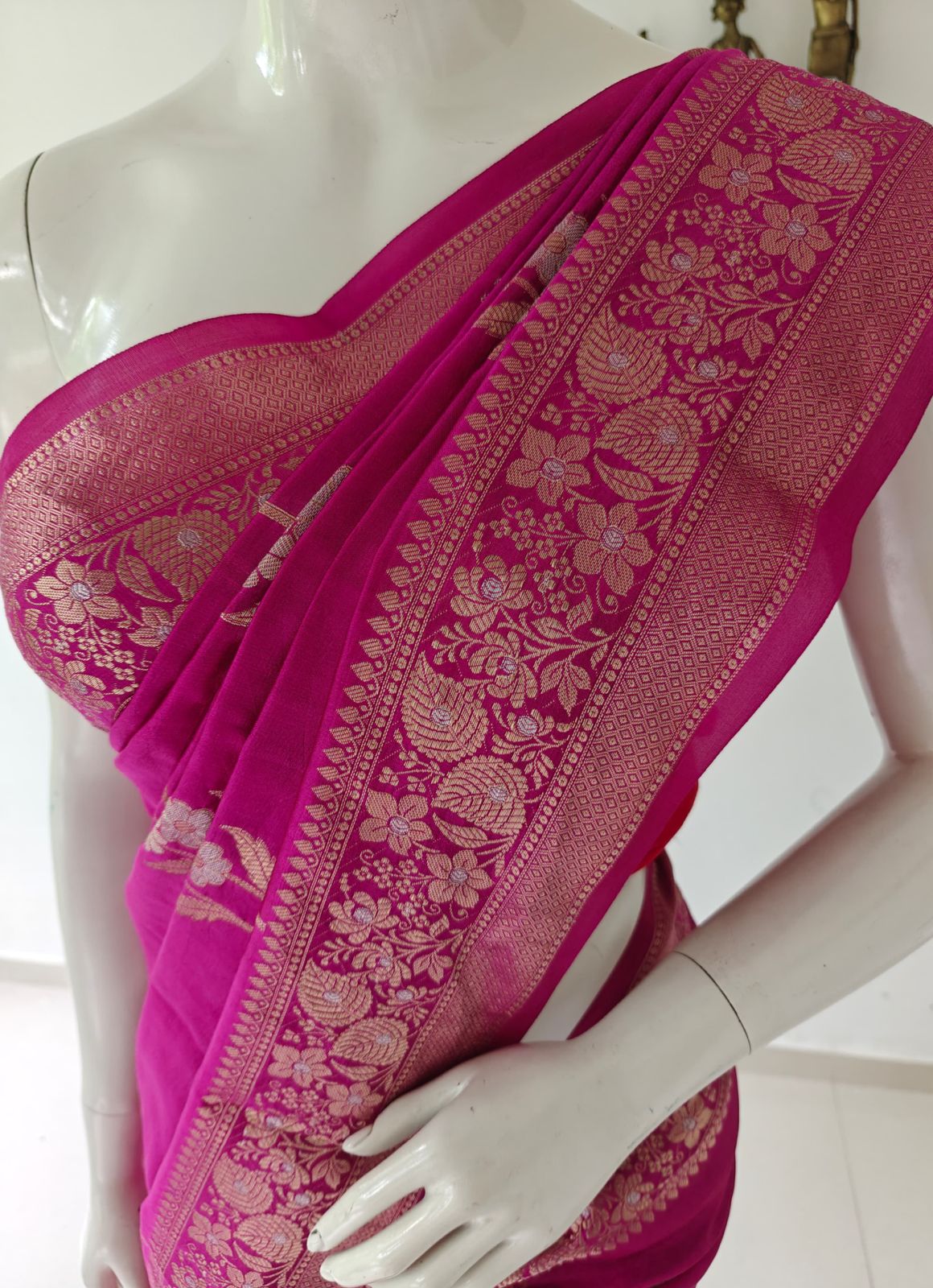 Grace Woven – Pure Banarasi Silk Saree with Blouse & Silk Mark Tag