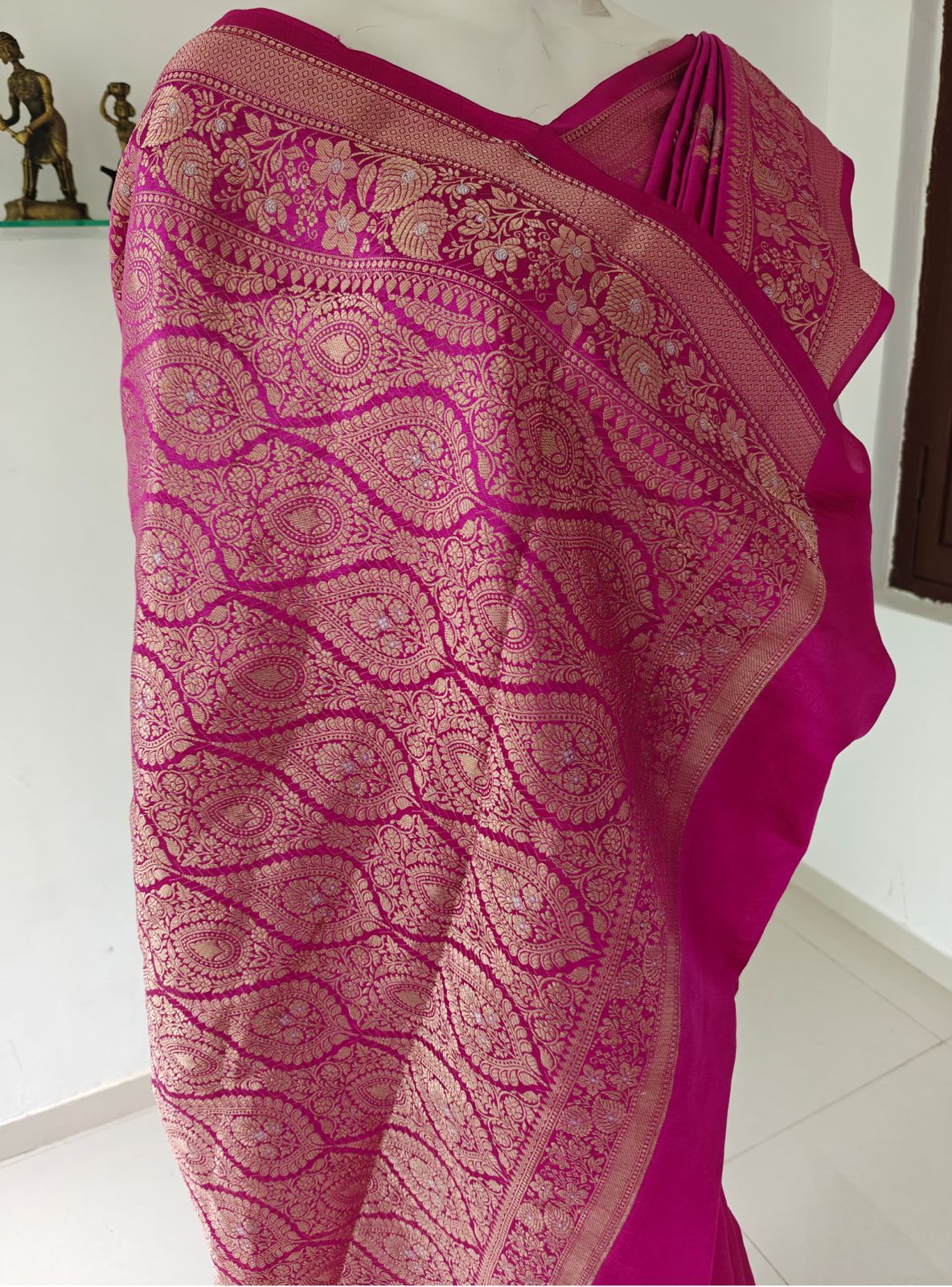 Grace Woven – Pure Banarasi Silk Saree with Blouse & Silk Mark Tag
