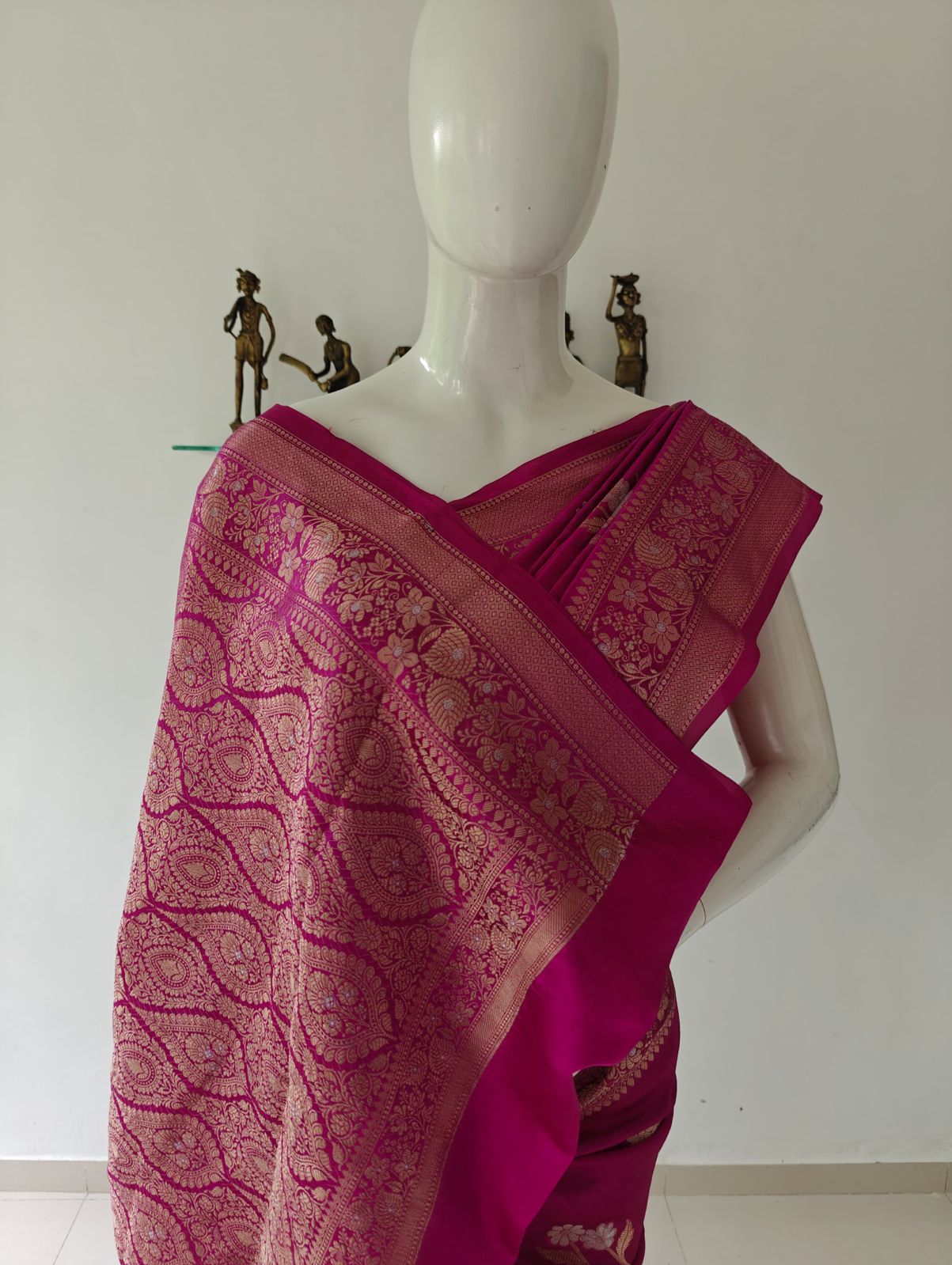 Grace Woven – Pure Banarasi Silk Saree with Blouse & Silk Mark Tag