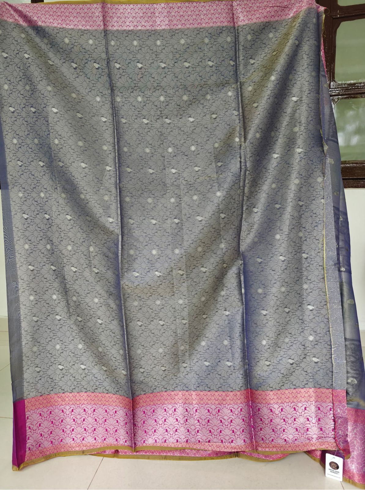 Elegant Banarasi Cotton Silk Saree with Blouse