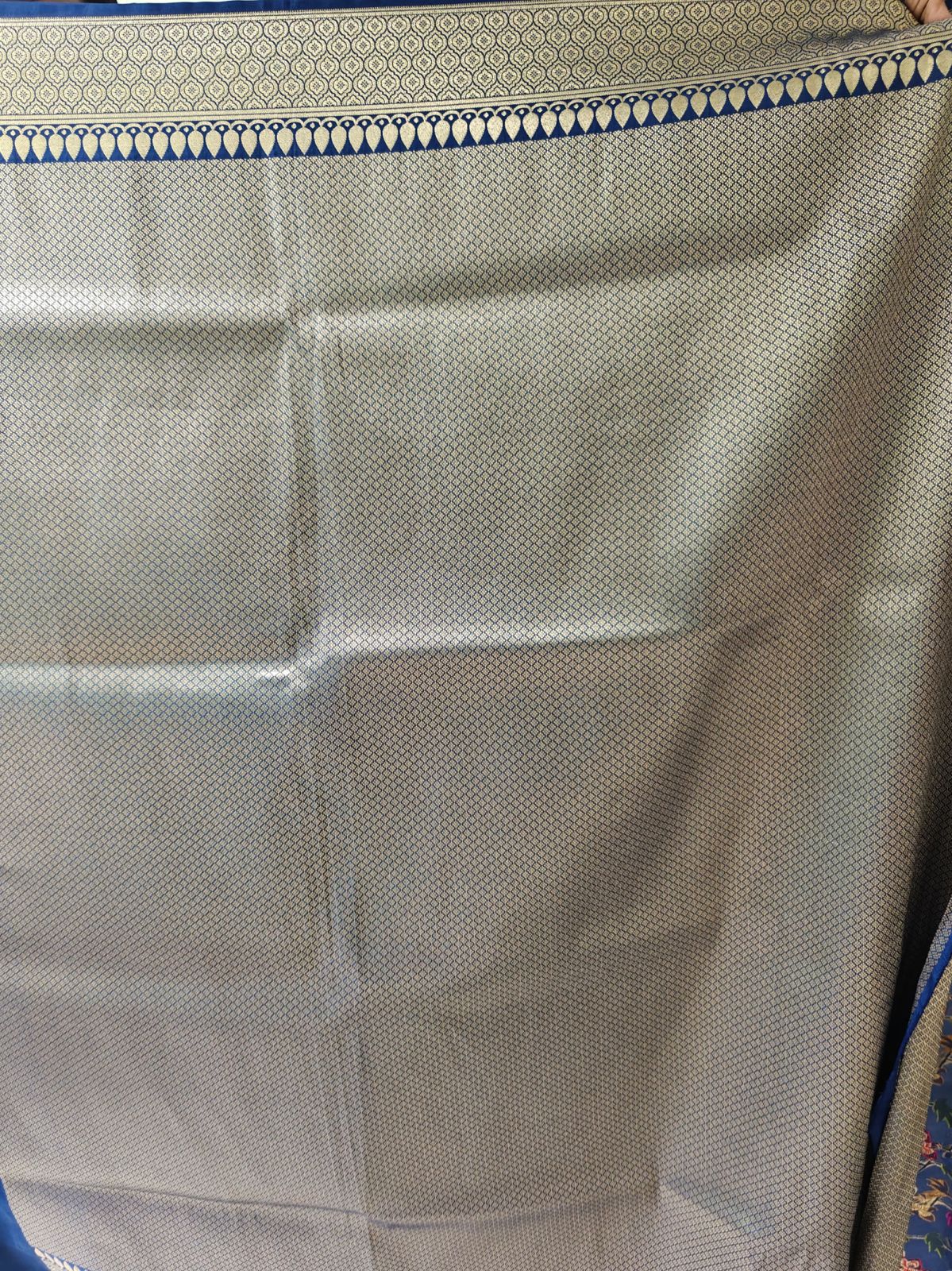 Elegant Banarasi Silk Cotton Saree with Blouse – A Perfect Blend of Tradition & Comfort
