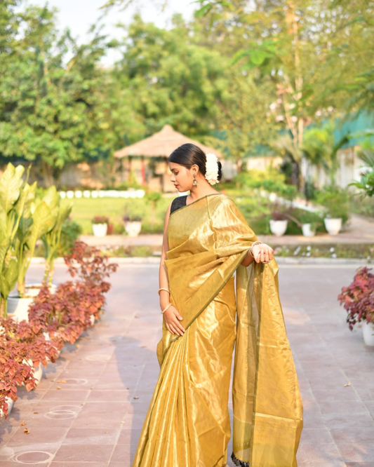 Pure Silk Cotton Saree with Blouse – A Fusion of Tradition and Comfort