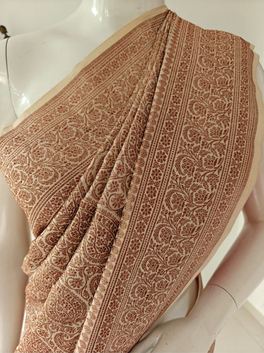 Exquisite Pure Banarasi Katan Silk Saree with Blouse & Silk Mark Tag